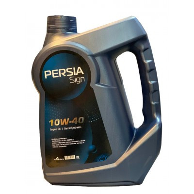 روغن موتور پرشیا ساین 10W40 SN تمام سینتتیک تولید داخل حجم 4 لیتری